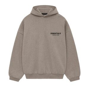 Essentials FOG FW24 Heather Grey Hoodie Size Medium
